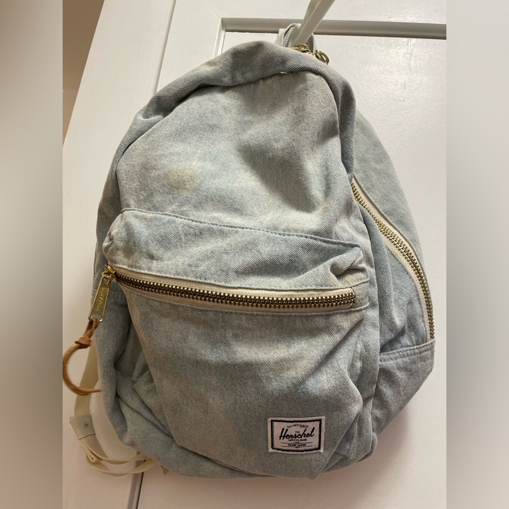 Aritzia Herschel Denim Backpack